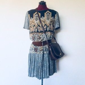 90s Mini Dress Baby Doll Dress Jumper size S M